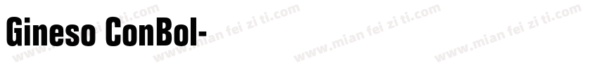 Gineso ConBol字体转换